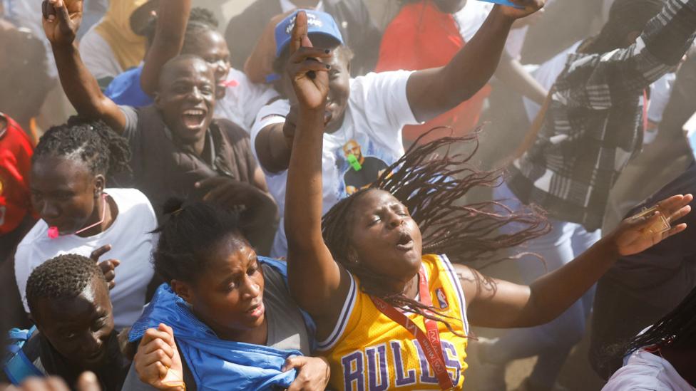 Youth rally in Kenya