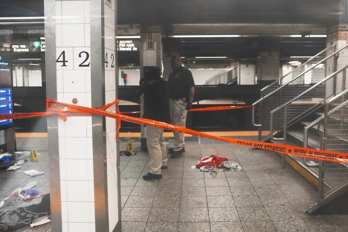 Stabbing Incident and Officer Shooting at New York's Grand Central Station