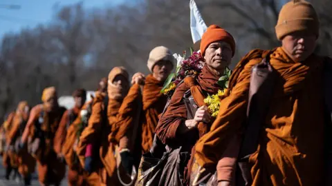 Buddhist Monks Arrive in DC After 108-Day March for Peace