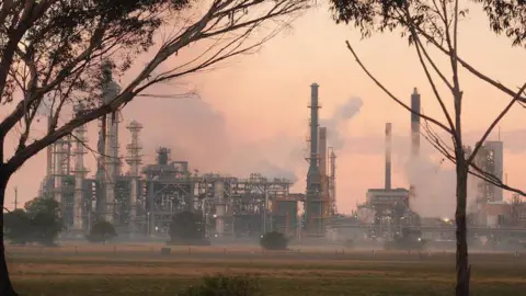 Australia's Fuel Supplies Threatened by Unprecedented Oil Refinery Fire