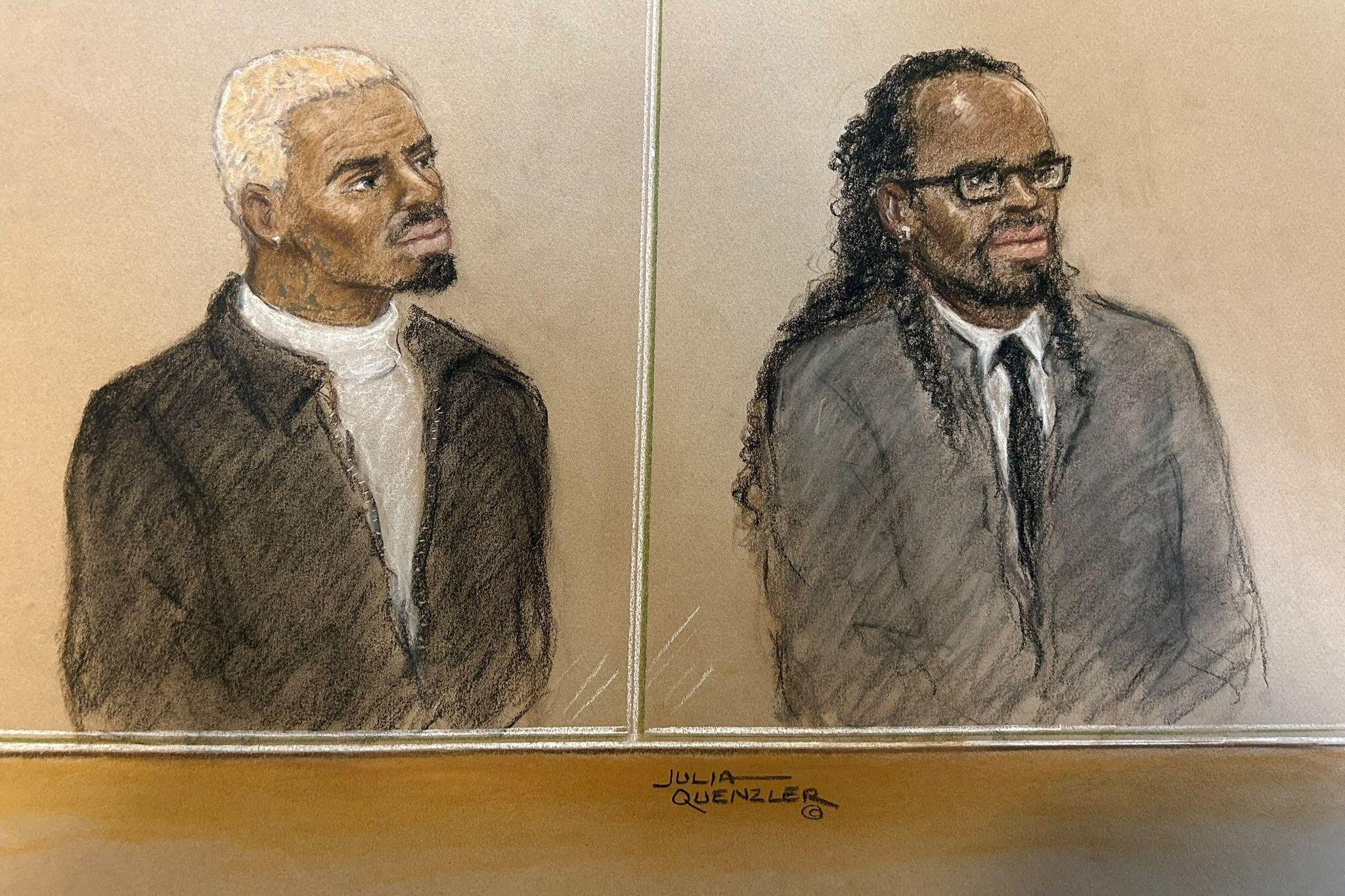 Chris Brown at Southwark Crown Court