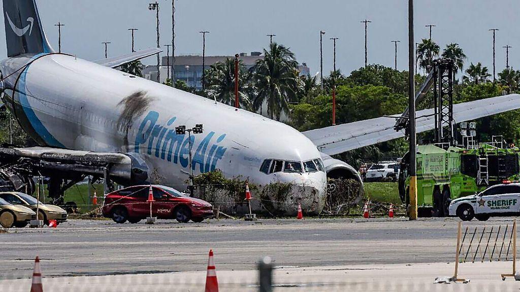 Amazon cargo plane crashed at Miami airport