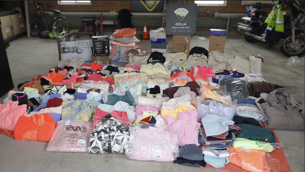 Items seized as part of the investigation