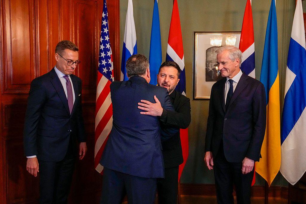 Zelensky hugging Witkoff