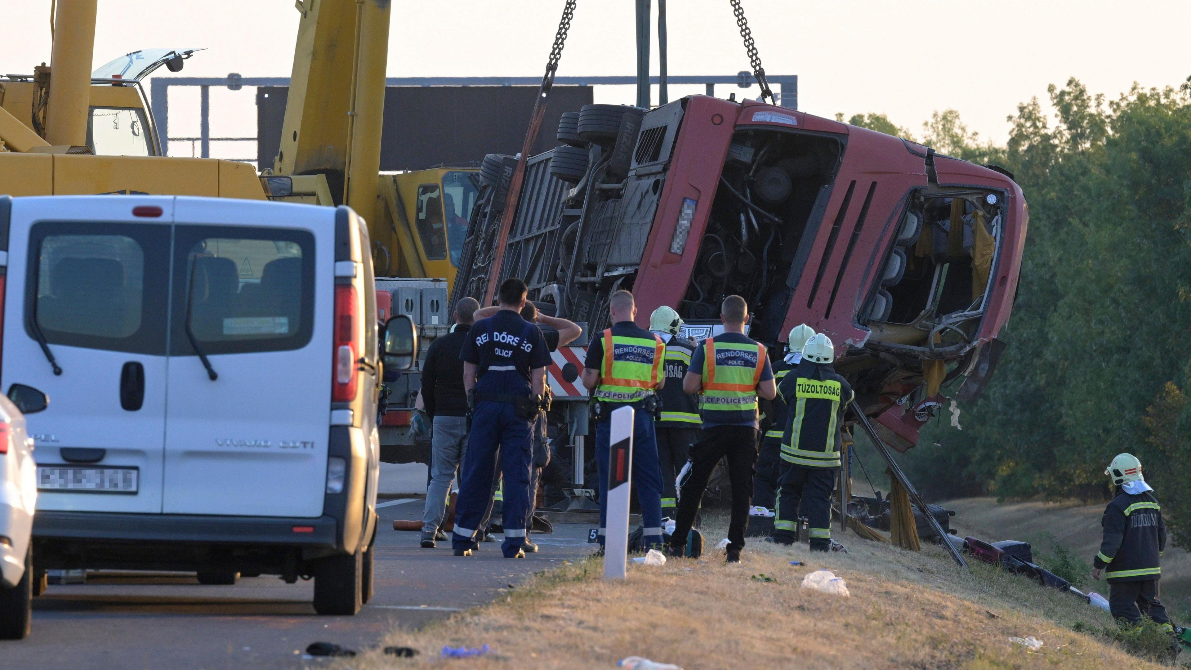Hungarian Crash Claims 12 Lives in Early Morning Bus Accident