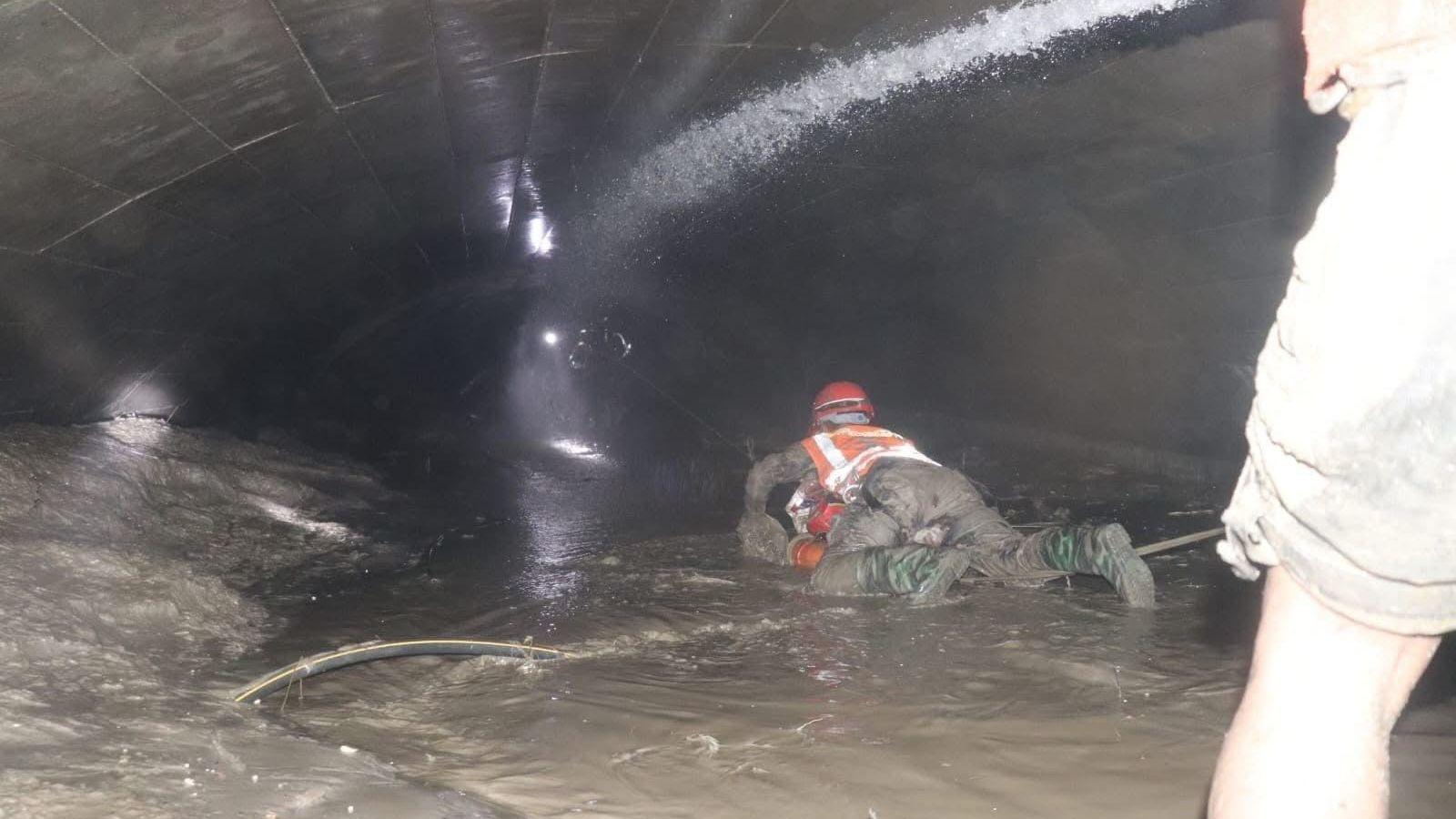 Rescue crews battle to free workers trapped in Nepal’s flooded tunnels