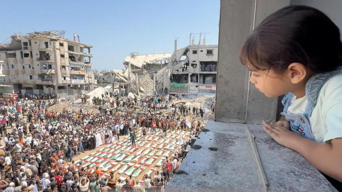 Mass Funeral in Gaza: 112 Families Salute Survivors of 2023 Strike