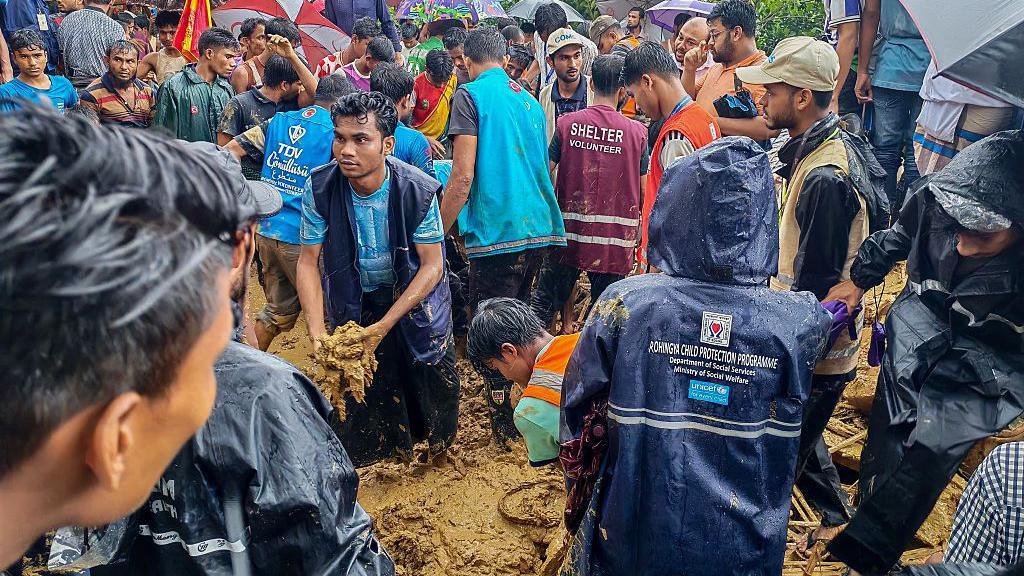 Rocks on the Rise: Landslide Devastates Refugee School in Bangladesh