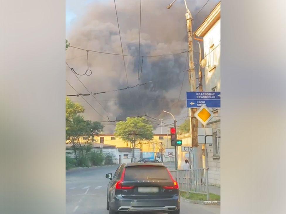 Ukrainian Drone Strike Hits Russian Grain Port, Raising Food‑Price Worries