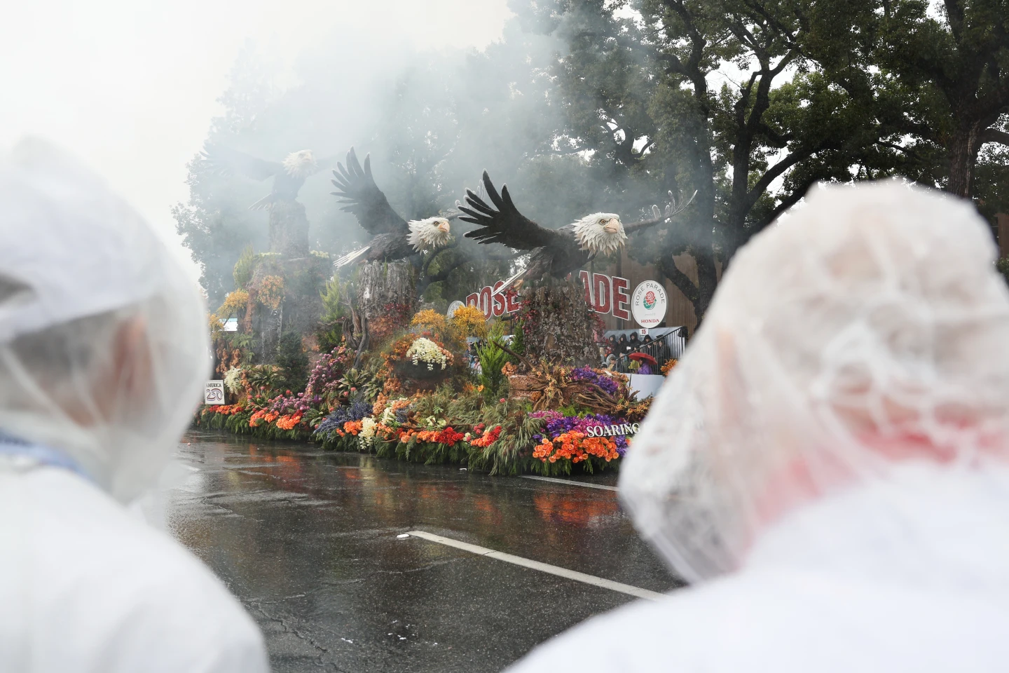 Rain Hits Rose Parade for First Time in 20 Years