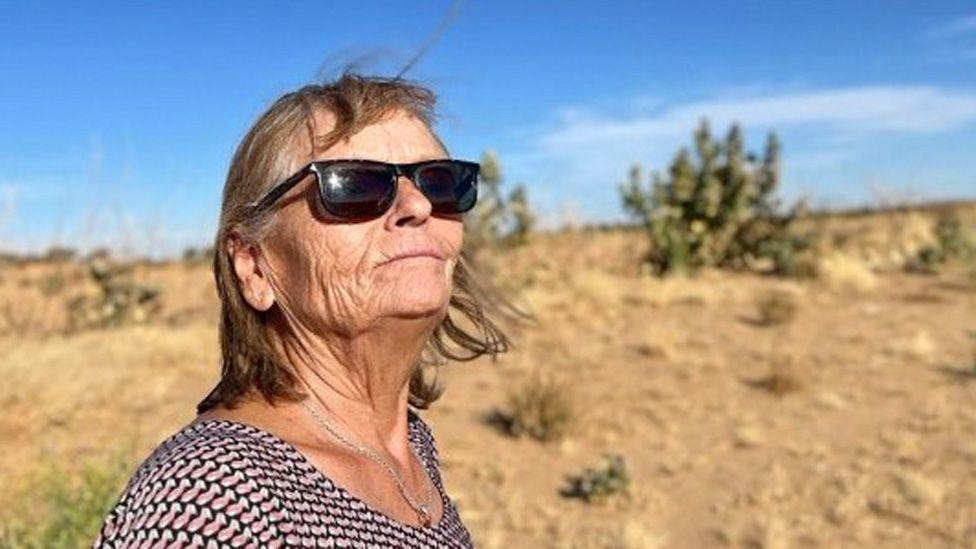 Eva Greztmacher, freed after 21 months of captivity