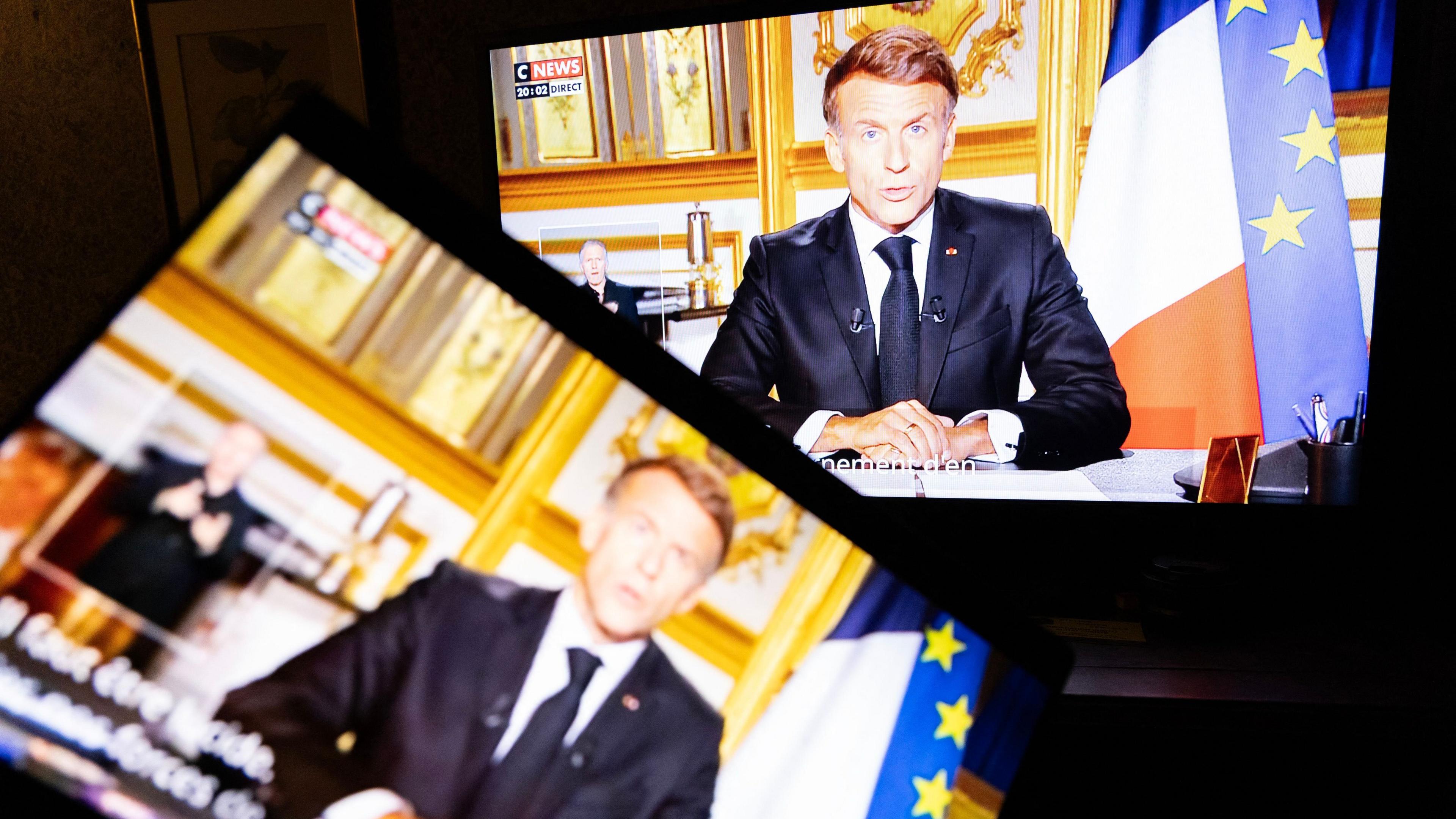 Macron addresses TV after riots