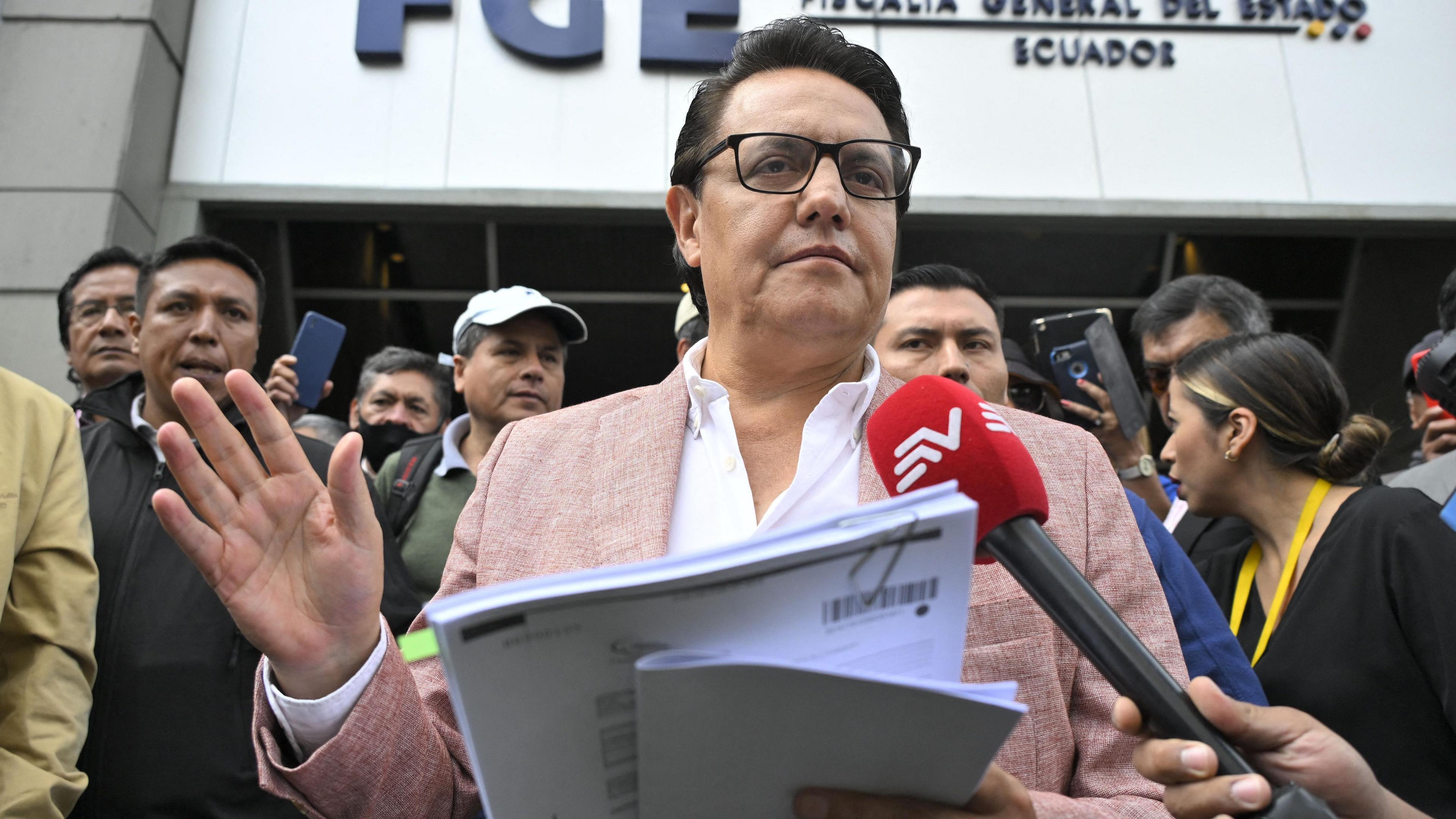 Ecuador’s Ex-Minister Charged in 2023 Candidate Shooting